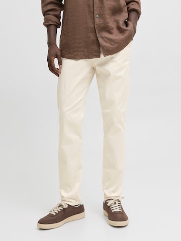 JACK & JONES Slimfit Chino nadrág 'JJIMARCO JJBOWIE' - fehér: elől