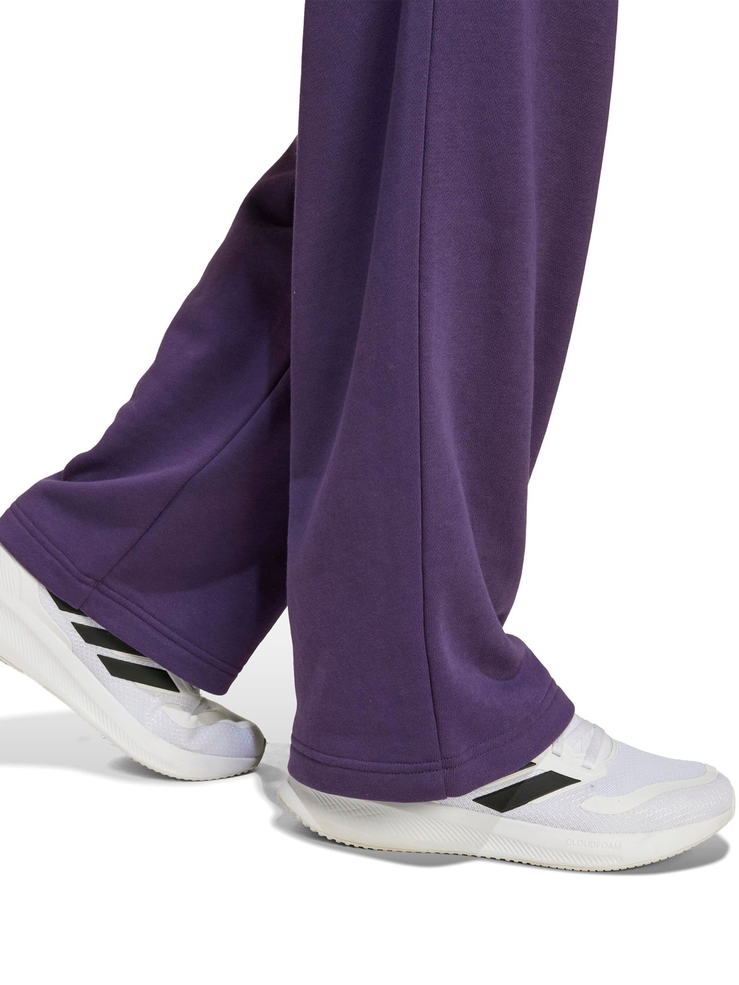 ADIDAS SPORTSWEAR Wide leg Sportbyxa i lila