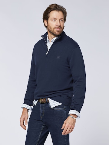 Polo Sylt Sweater in Blue: front