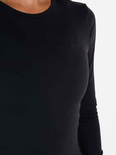 Divina T-shirt fonctionnel 'Athleisure' en noir, Vue avec produit