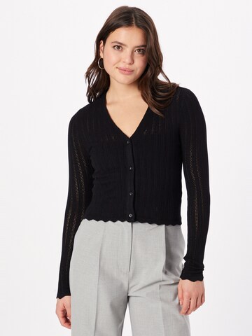 ONLY Knit Cardigan 'DEE' in Black: front