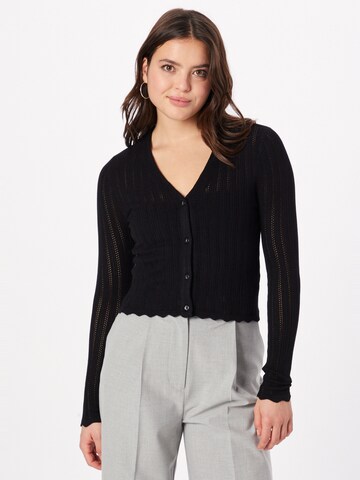 Cardigan 'DEE' ONLY en noir : devant