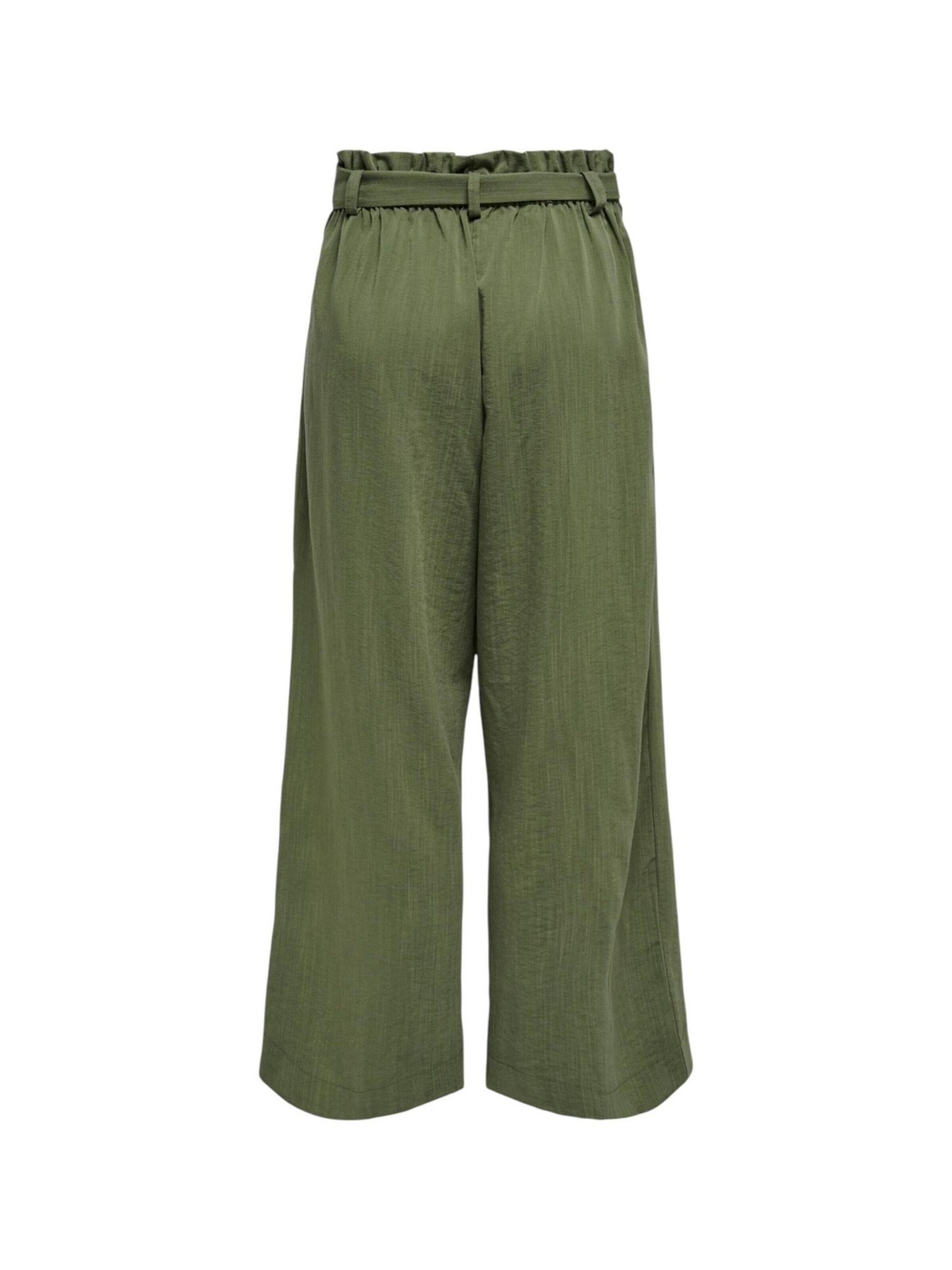 Wide leg Pantaloni 'Onlmarsa Solid Paperbag Wvn Noos 15269628' di ONLY in verde