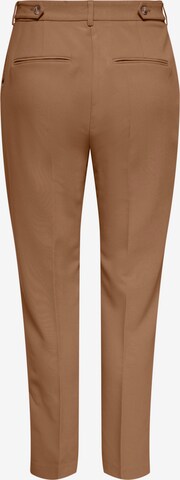 Regular Pantalon à plis 'Milian' ONLY en marron