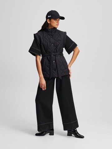 Karl Lagerfeld Weste in Schwarz