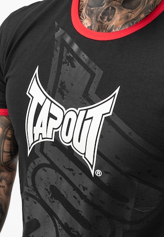 melns Tapout T-Krekls 'Trashed'