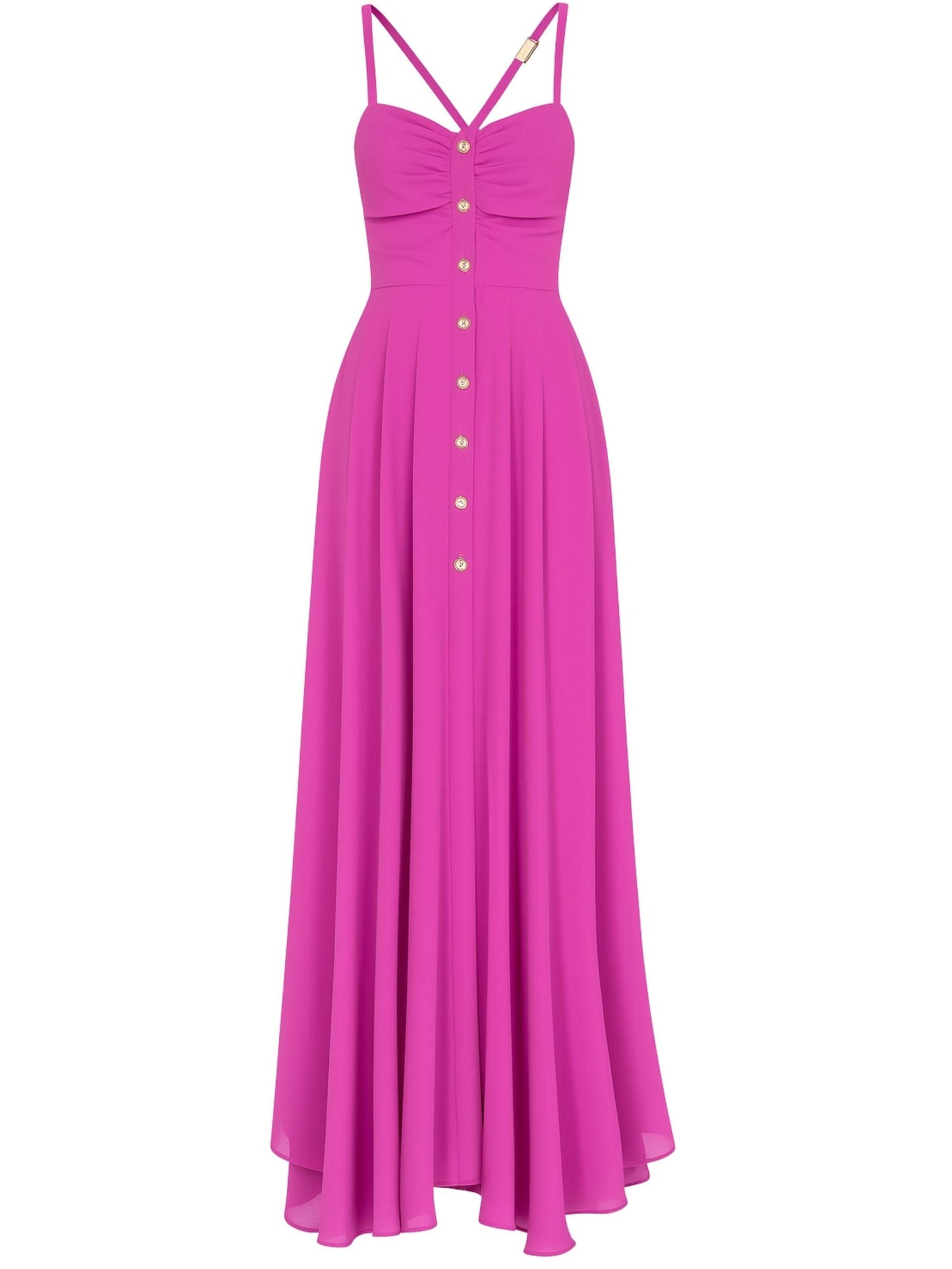 Monique Garconne - Vestido en rosa: frente
