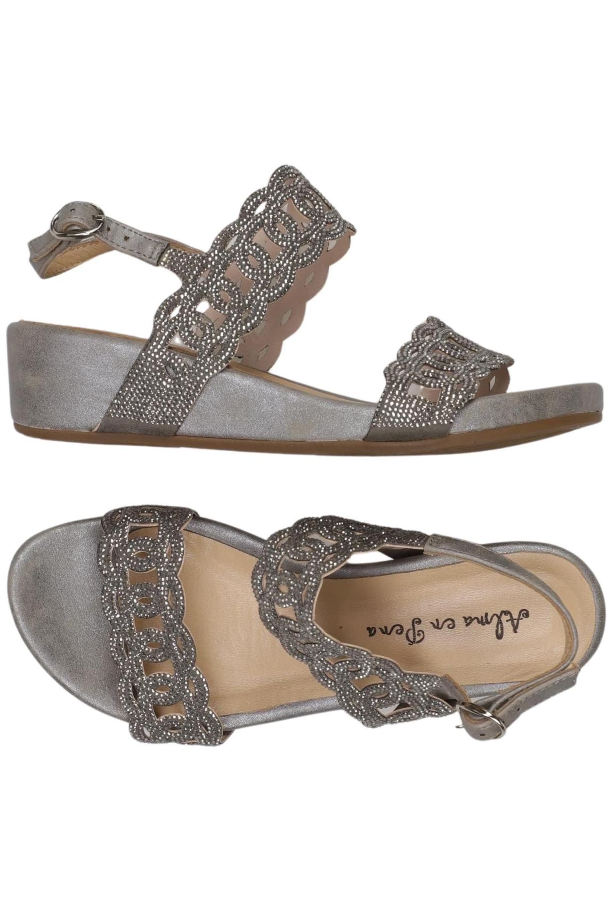 Alma En Pena Sandals & High-Heeled Sandals in 36 in Silver: front