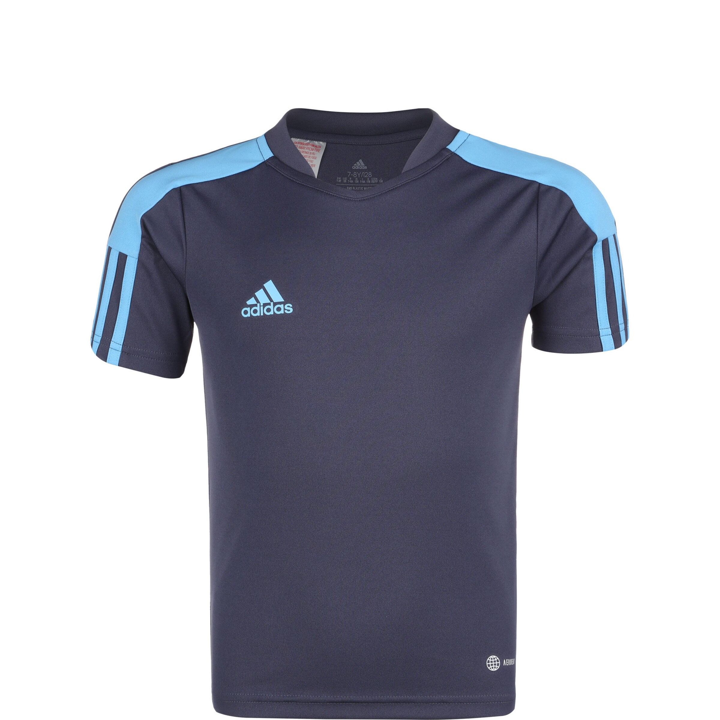 ADIDAS PERFORMANCE Performance Shirt 'Tiro Essentials' in Blue: front