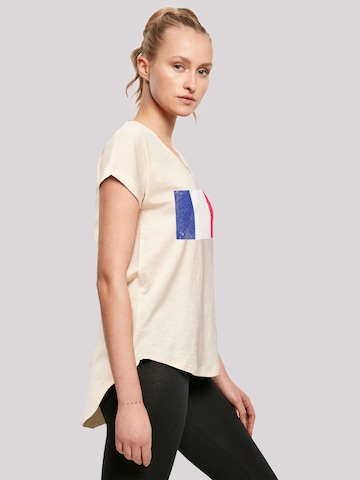 F4NT4STIC Shirt 'France Frankreich Flagge' in Beige