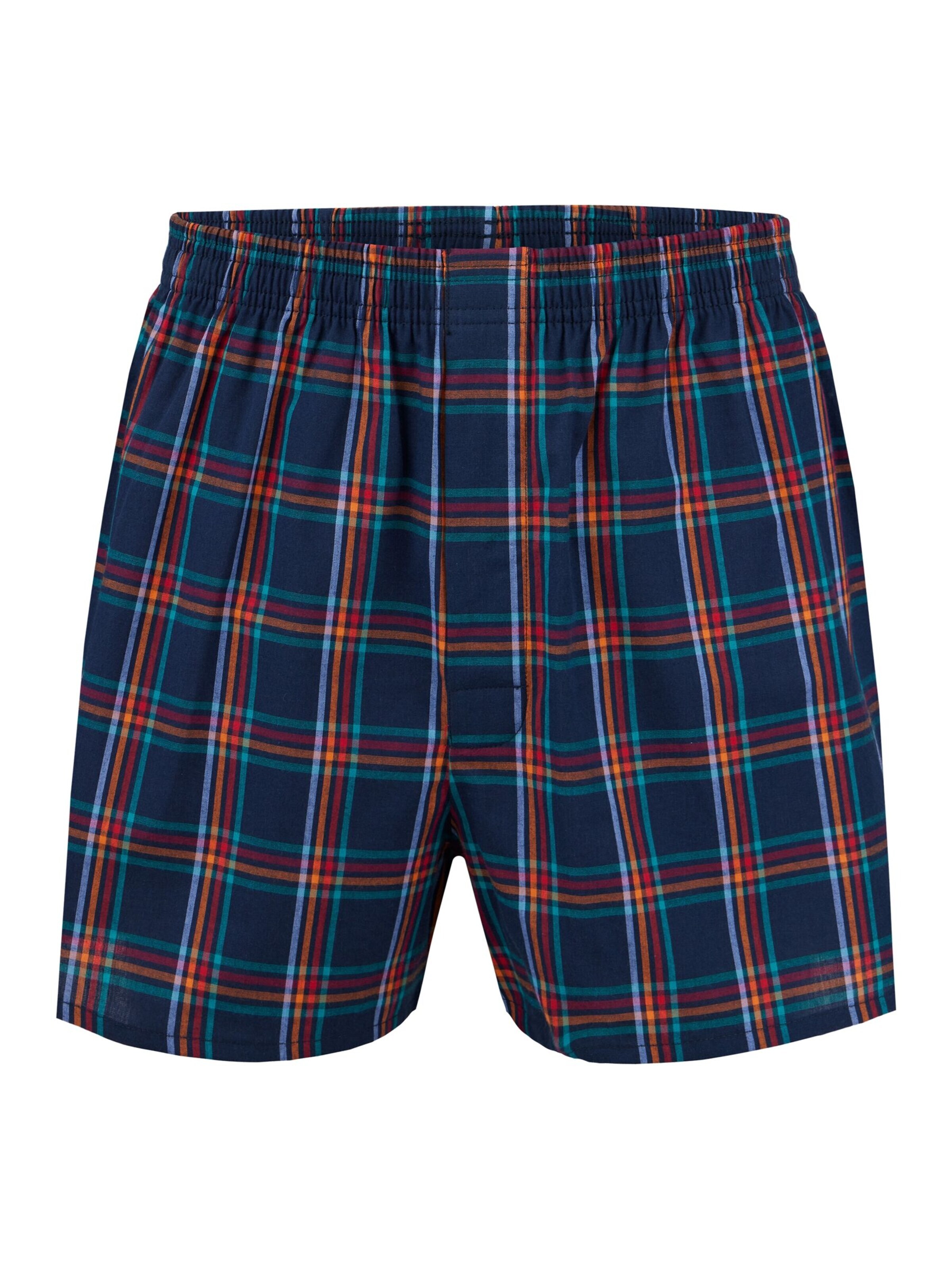 City Life Boxershorts 'City Life Boxershorts im 10er-Pack kariert' in Gemengde kleuren