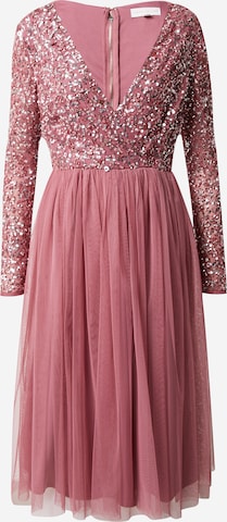 Robe de cocktail Maya Deluxe en rose : devant