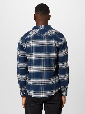 Brixton Regular fit Button Up Shirt 'BOWERY' in Blue