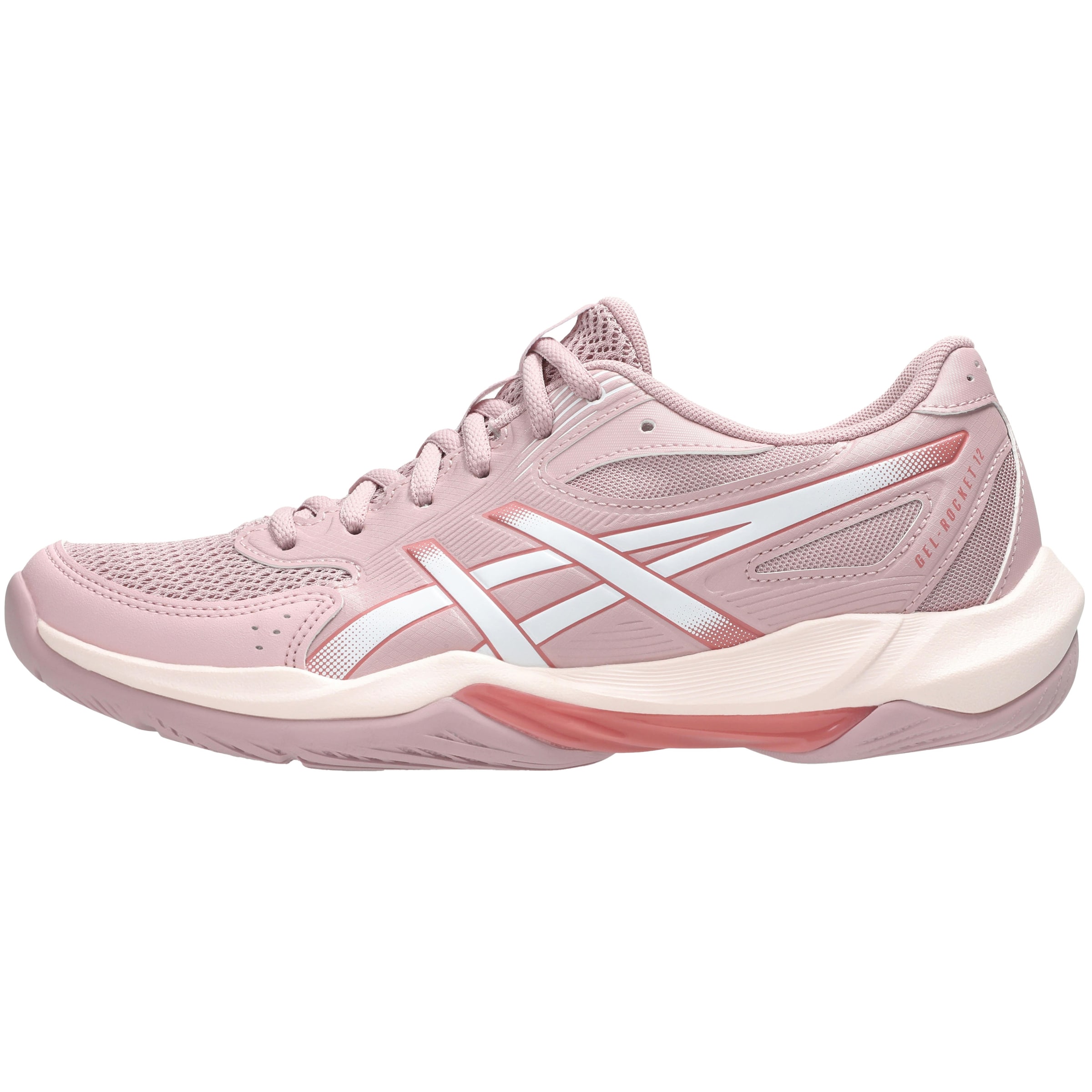 ASICS Athletic Shoes 'Gel-Rocket 12' in Pink: front