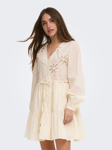 ONLY Blousejurk 'ONLEnore' in Wit: voorkant