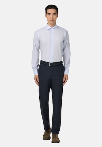 Boggi Milano Regular fit Zakelijk overhemd in Blauw
