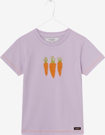 Tricou 'Carrot' de la A Monday in Copenhagen pe mov: față