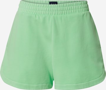 GAP Loose fit Trousers in Green: front