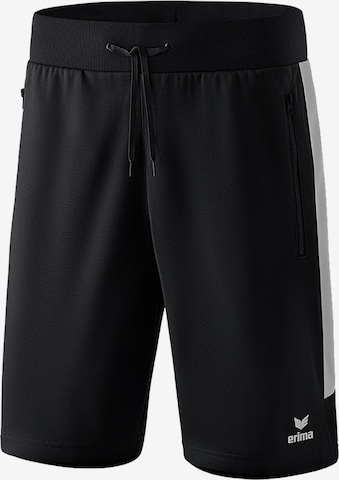 ERIMA Regular Workout Pants in Black: front