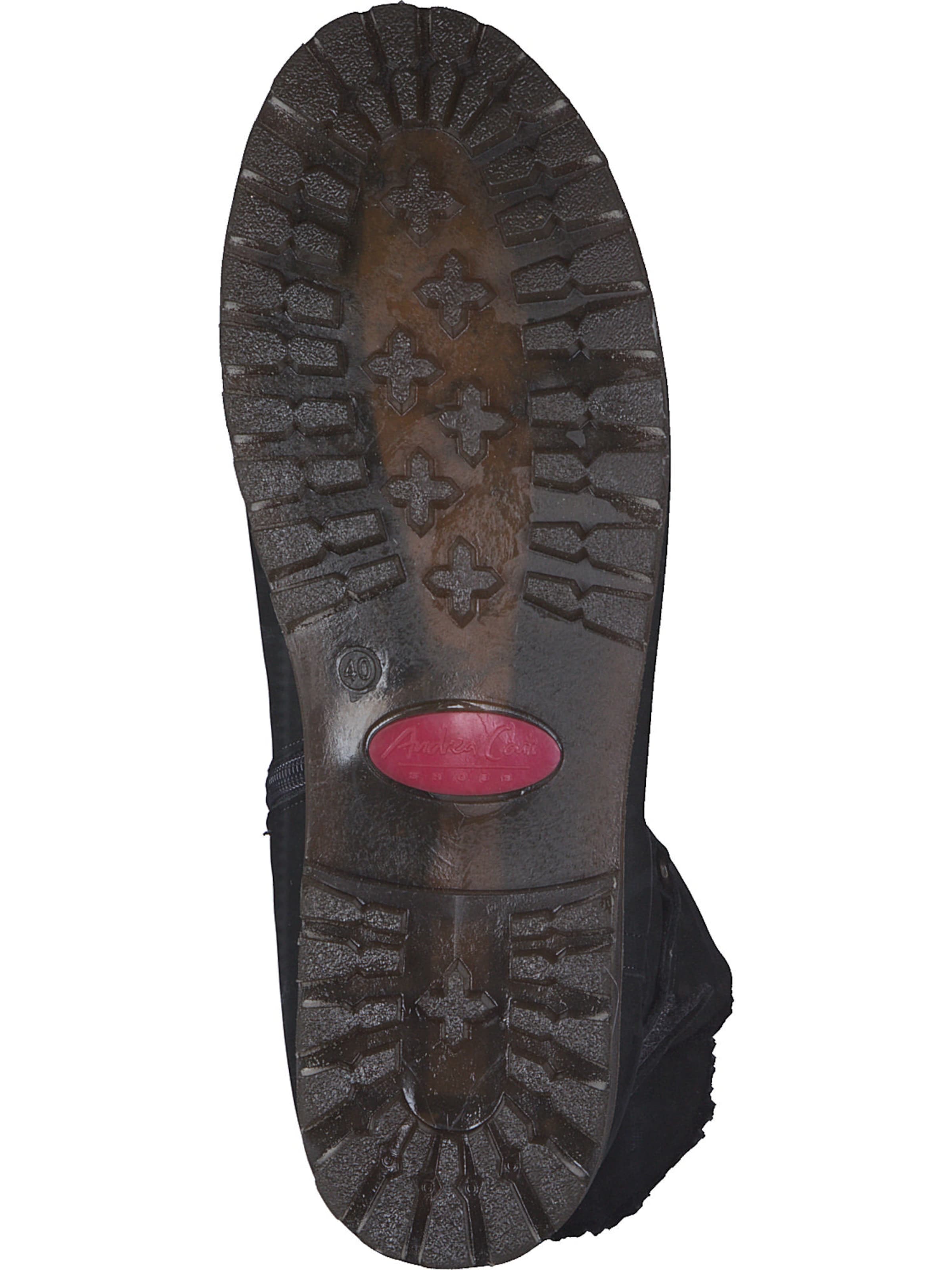 ANDREA CONTI Lace-Up Ankle Boots in Grey