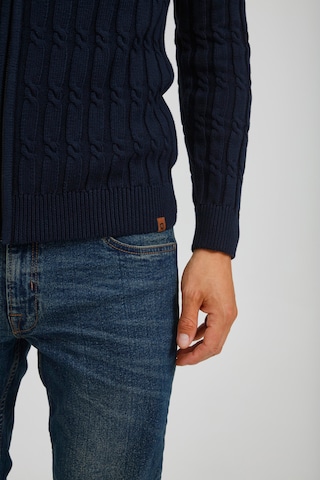 INDICODE JEANS Knit Cardigan in Blue