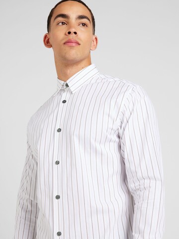 Comfort fit Camicia 'JPRBLABUSHWICK STANLEY' di JACK & JONES in bianco