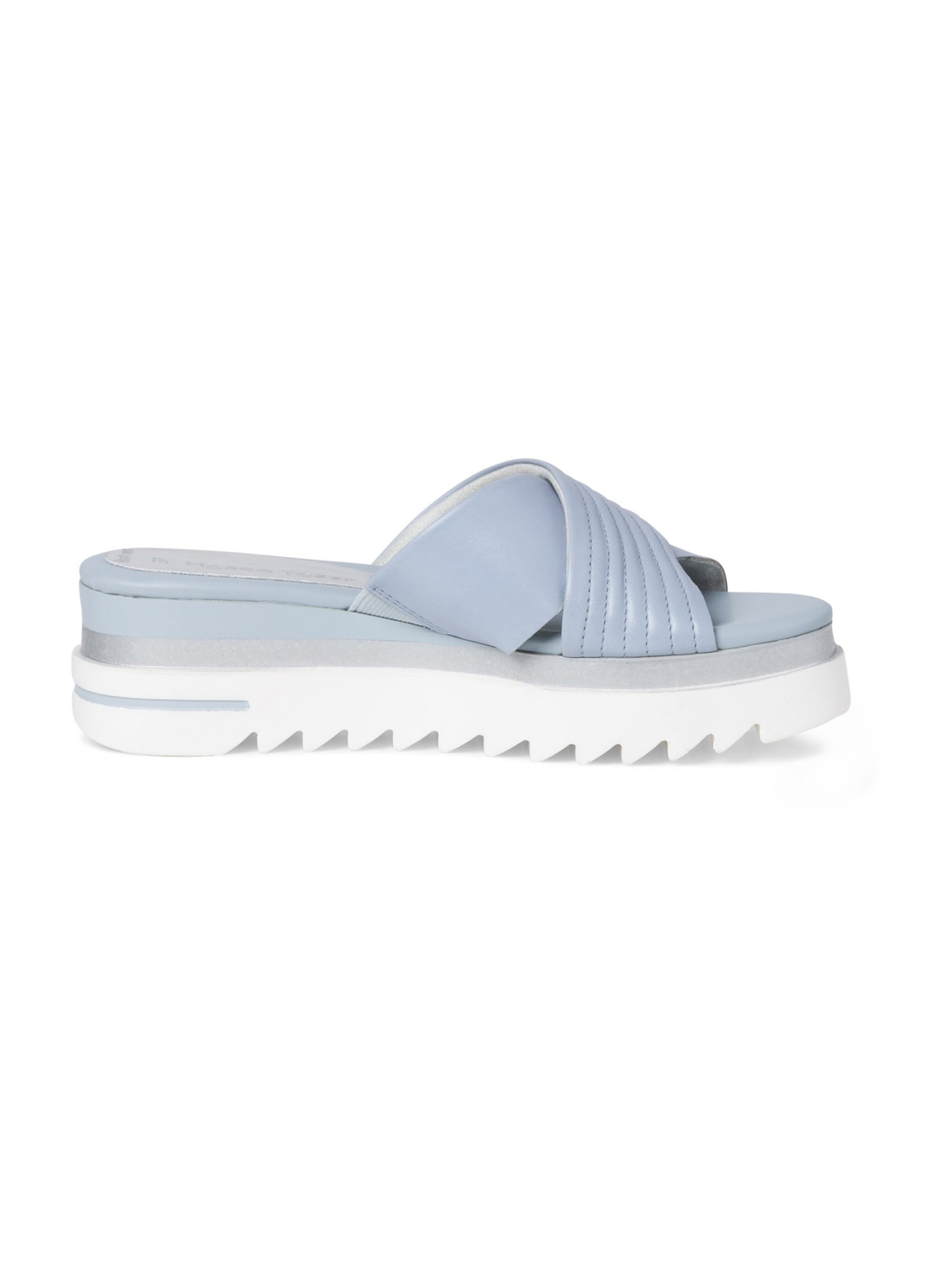 Frauen Sandalen MARCO TOZZI Pantolette in Blau, Hellblau - FM25119 Frauen Sandalen MARCO TOZZI Pantolette in Blau, Hellblau - FM25119
