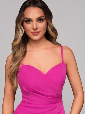 Ombre Evening dress in Pink