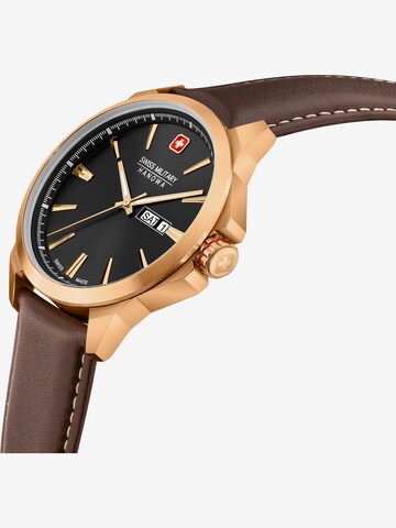 SWISS MILITARY HANOWA Analog Watch in Brown