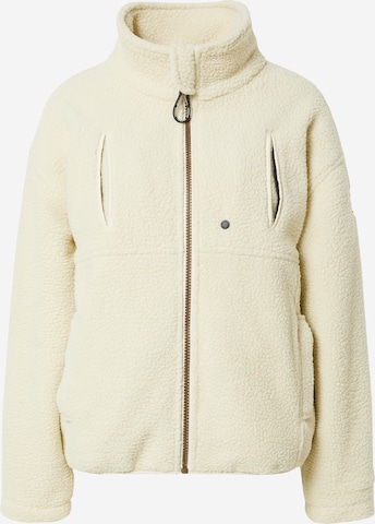 Alife and Kickin - Chaqueta polar 'KaluaAK' en amarillo: frente