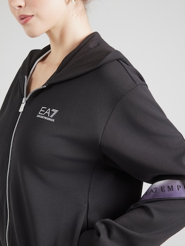 EA7 Emporio Armani Sportlik trikoojakk 'Natural Ventus 7', värv must