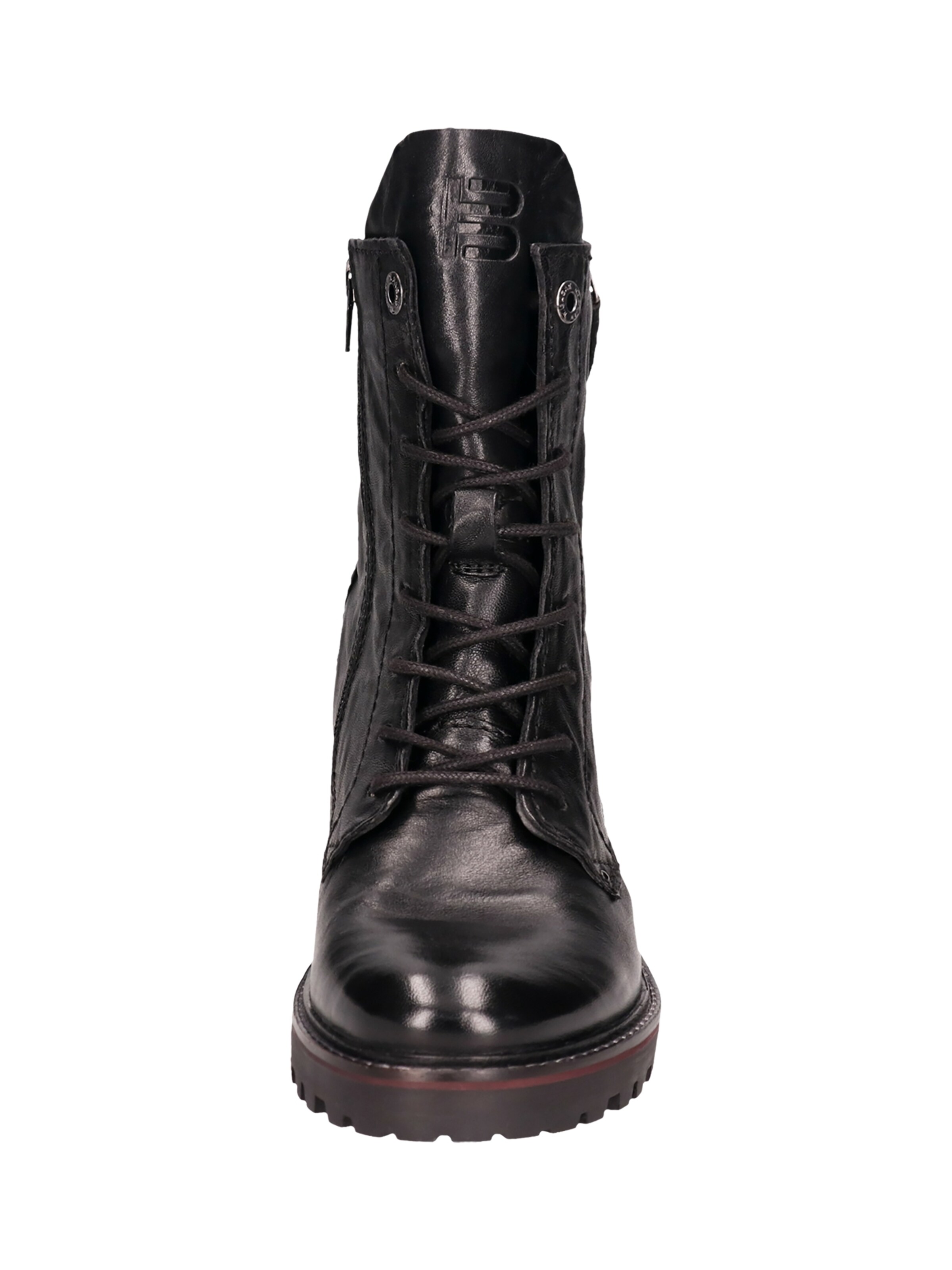 TT. BAGATT Μποτάκι με κορδόνια σε μαύρο