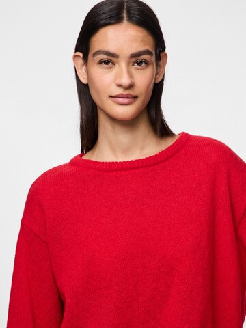 Pull-over 'PCIDA' PIECES en rouge