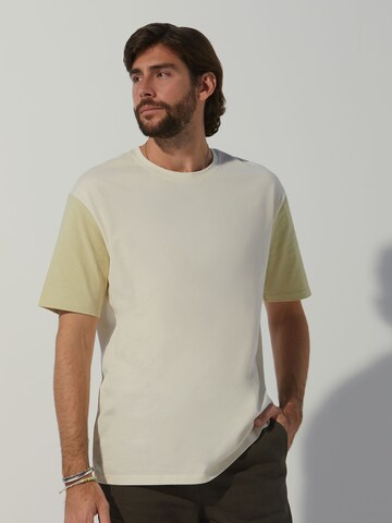 ABOUT YOU x Alvaro Soler T-Shirt 'Ramon' in Beige: predná strana