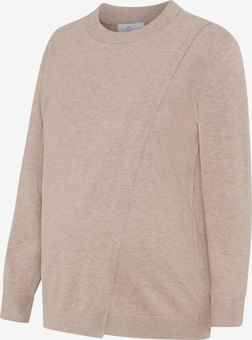 Neun Monate Sweater in Beige: front