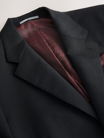 Coupe regular Veste de costume Next en noir