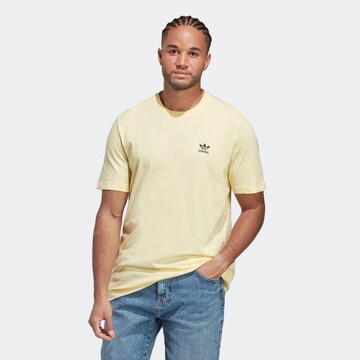 T-Shirt 'Trefoil Essentials' ADIDAS ORIGINALS en jaune : devant