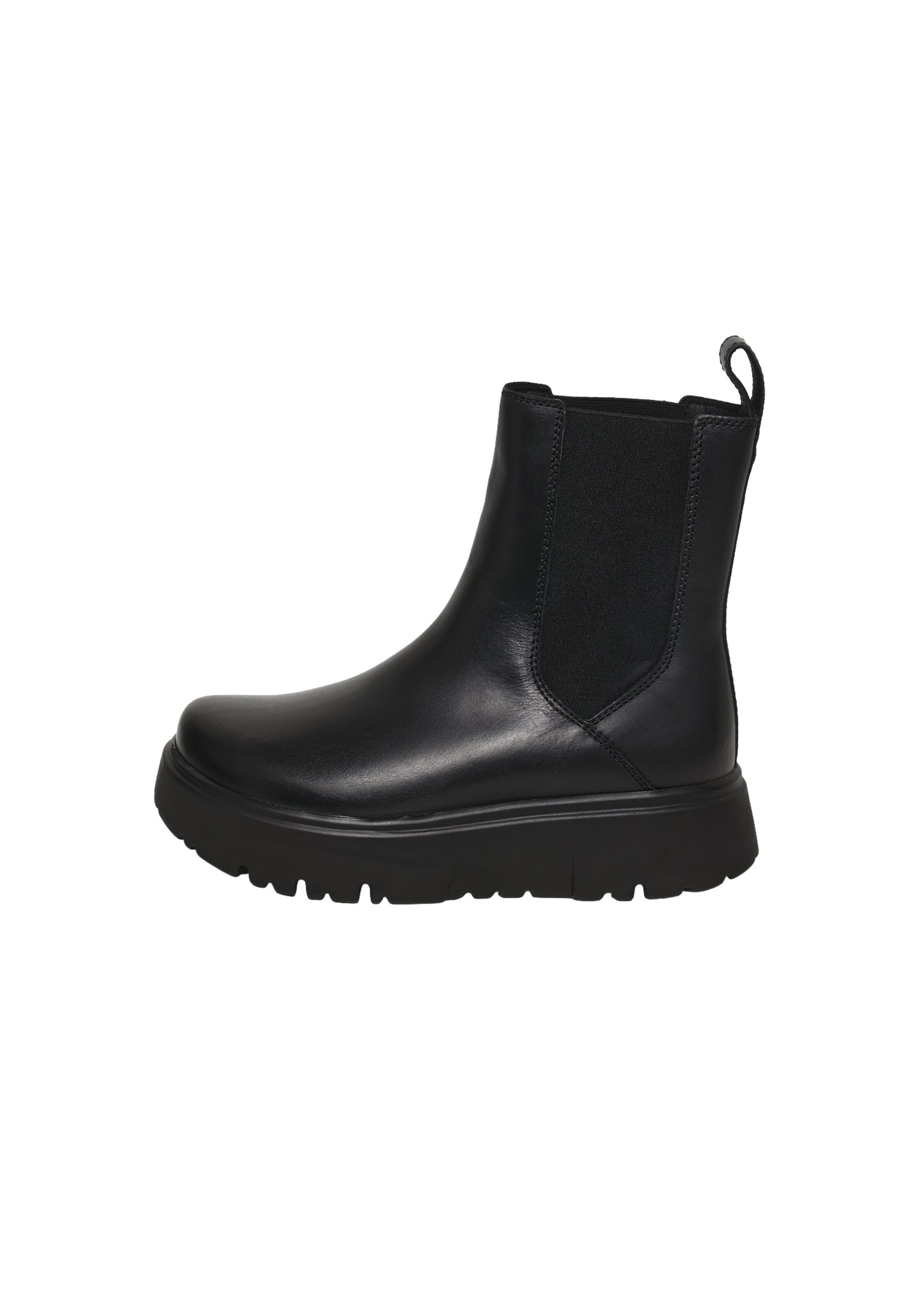 BIRKENSTOCK - Botas Chelsea 'Theda' en negro: frente