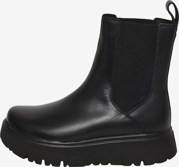 BIRKENSTOCK - Botas Chelsea 'Theda' en negro: frente