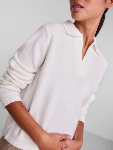 PIECES Sweater 'Flavia' in White