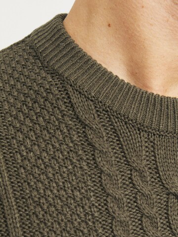 JACK & JONES Pullover in Braun