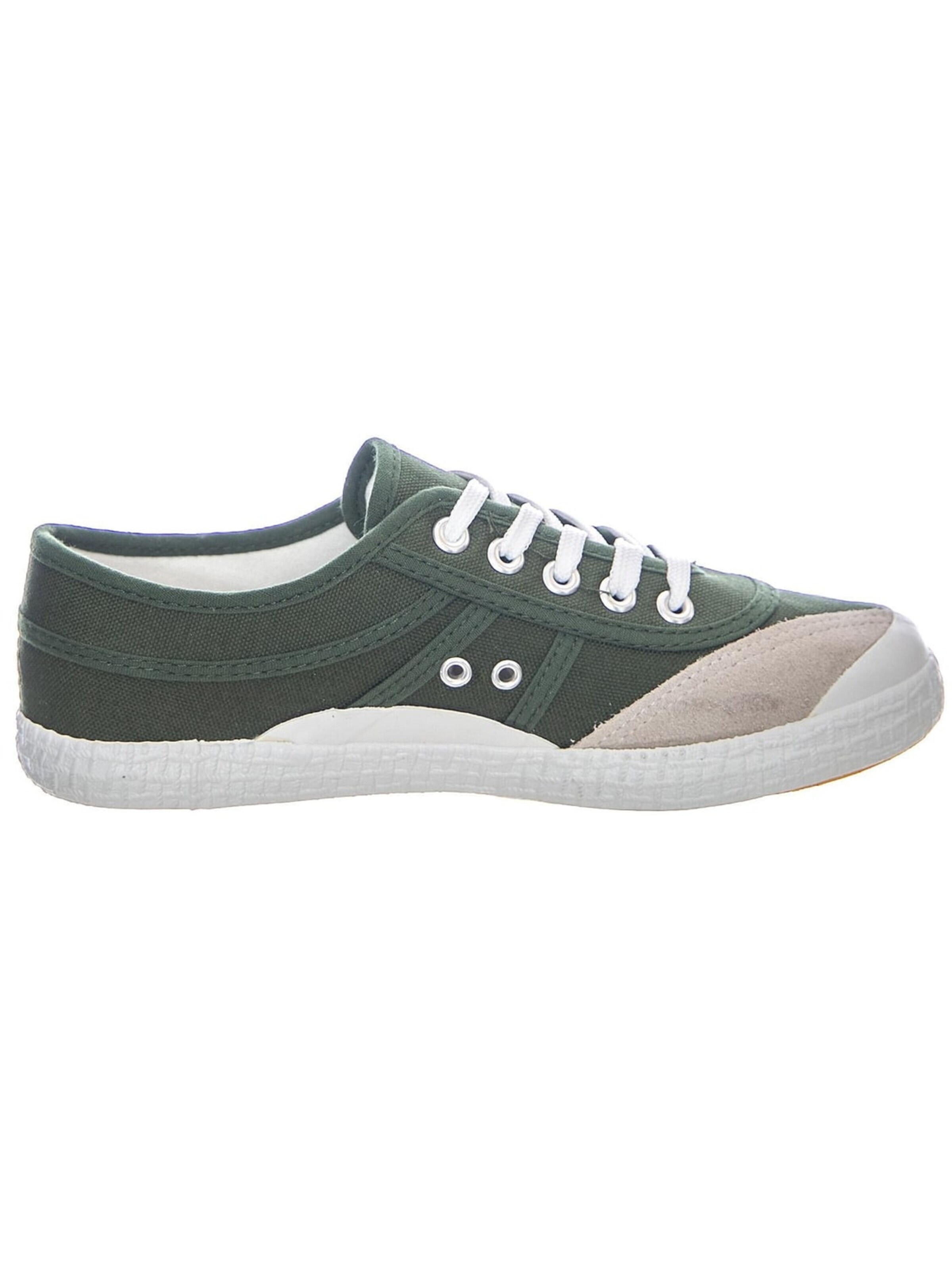 KAWASAKI Athletic lace-up shoe 'Basic Canvas Shoes' in Green