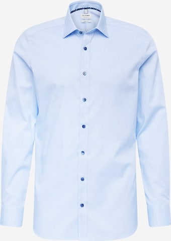 OLYMP Button Up Shirt 'New York' in Blue: front
