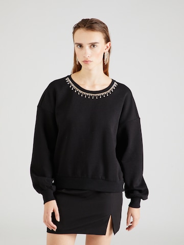 ONLY Sweatshirt 'KARIN' in Black: front