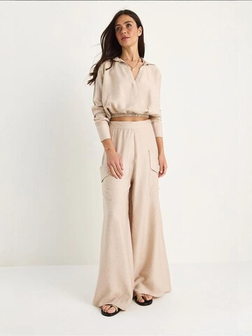 Pantalons de tailleur Bianco Lucci en beige