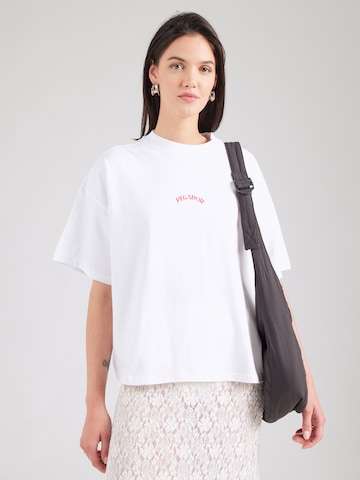 Pegador Oversized bluse 'MALLI' i hvid: forside