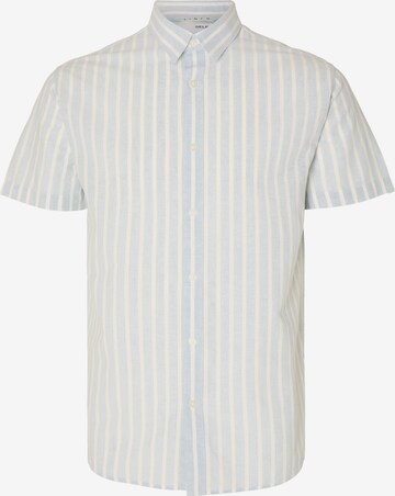 SELECTED HOMME Button Up Shirt in Blue: front