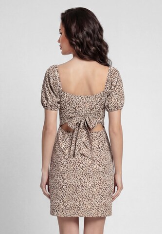 Robe 'Festive' faina en marron