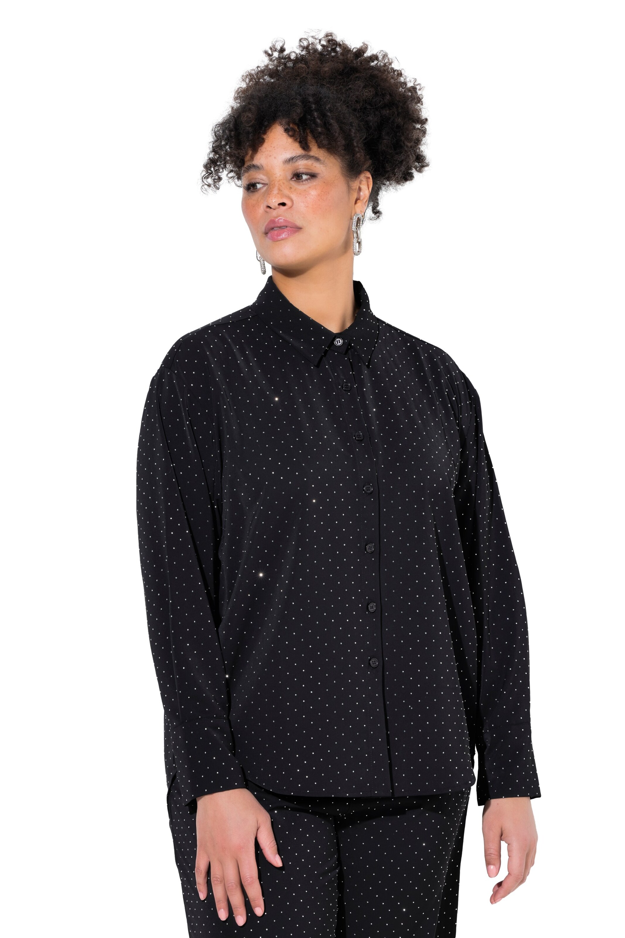MIAMODA Blouse in Black: front
