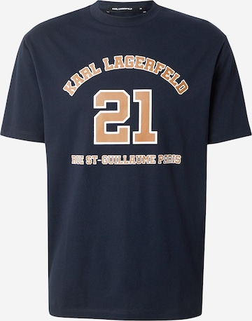 mėlyna Karl Lagerfeld Marškinėliai: priekis